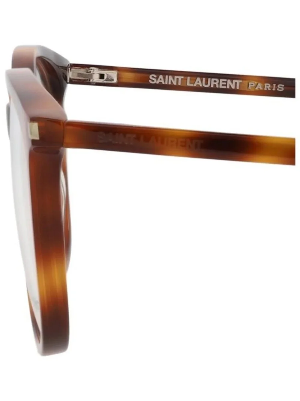 New Saint Laurent Womens Round/Oval Havana Havana Transparent Fashion Designer E
